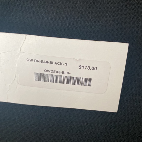 NWT Oak+ Fort Mandarin neckline l/s black dress - Picture 4 of 4